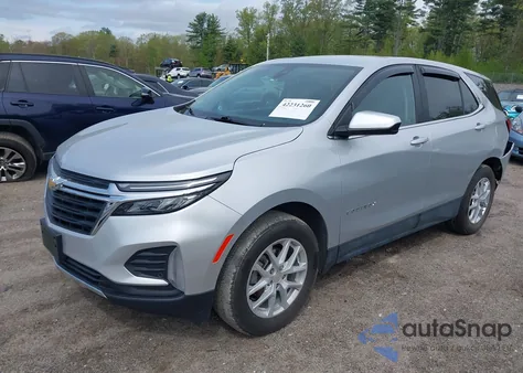 2022 Chevrolet Equinox Awd Lt из США, поврежденный, VIN 3GNAXUEV9NL228902